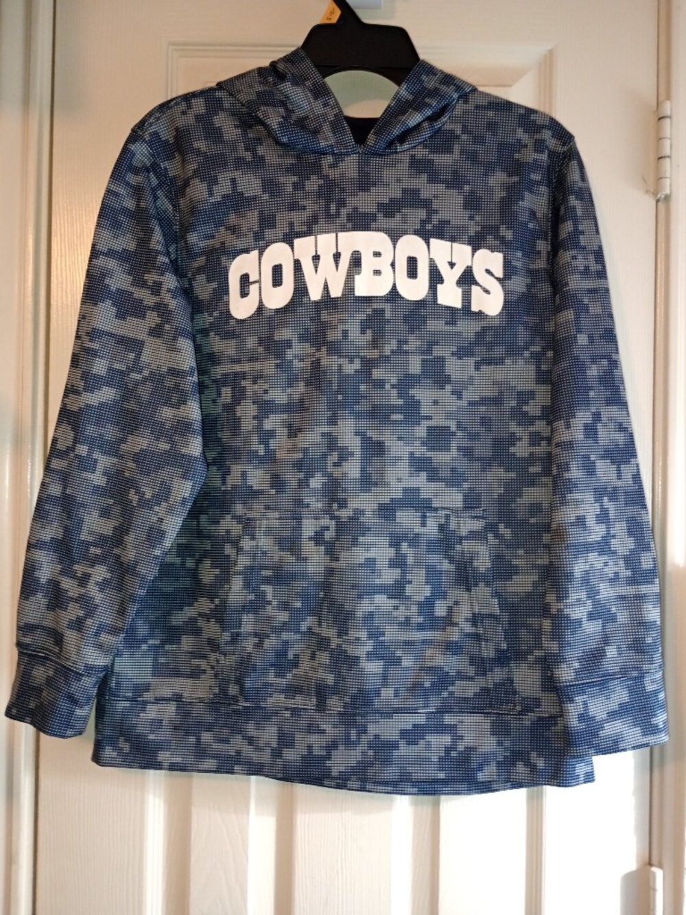 Dallas Cowboys Blue Digital Camo Hoodie Youth size XL